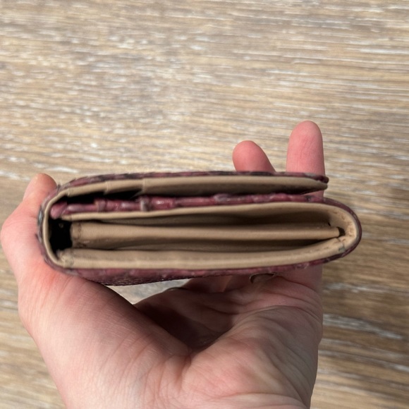 AUTHENTIC RARE Prada Python Matinee Micro Continental bi-fold Wallet and chain - Picture 12 of 16